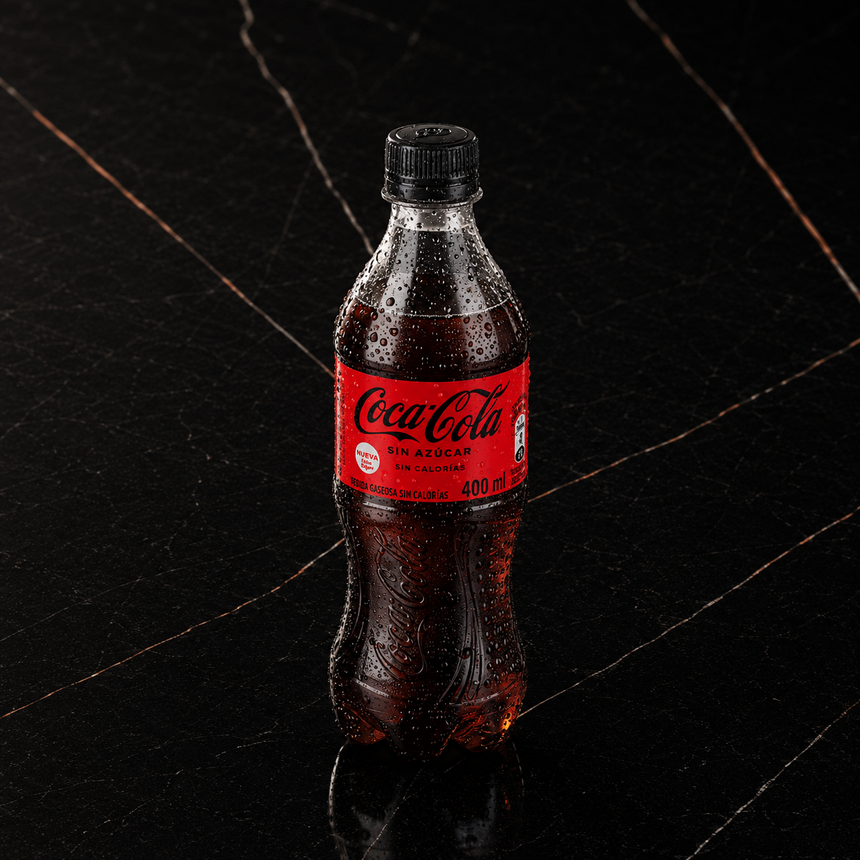 Coca-Cola Zero 400 ml fría para acompañar las Papotas
