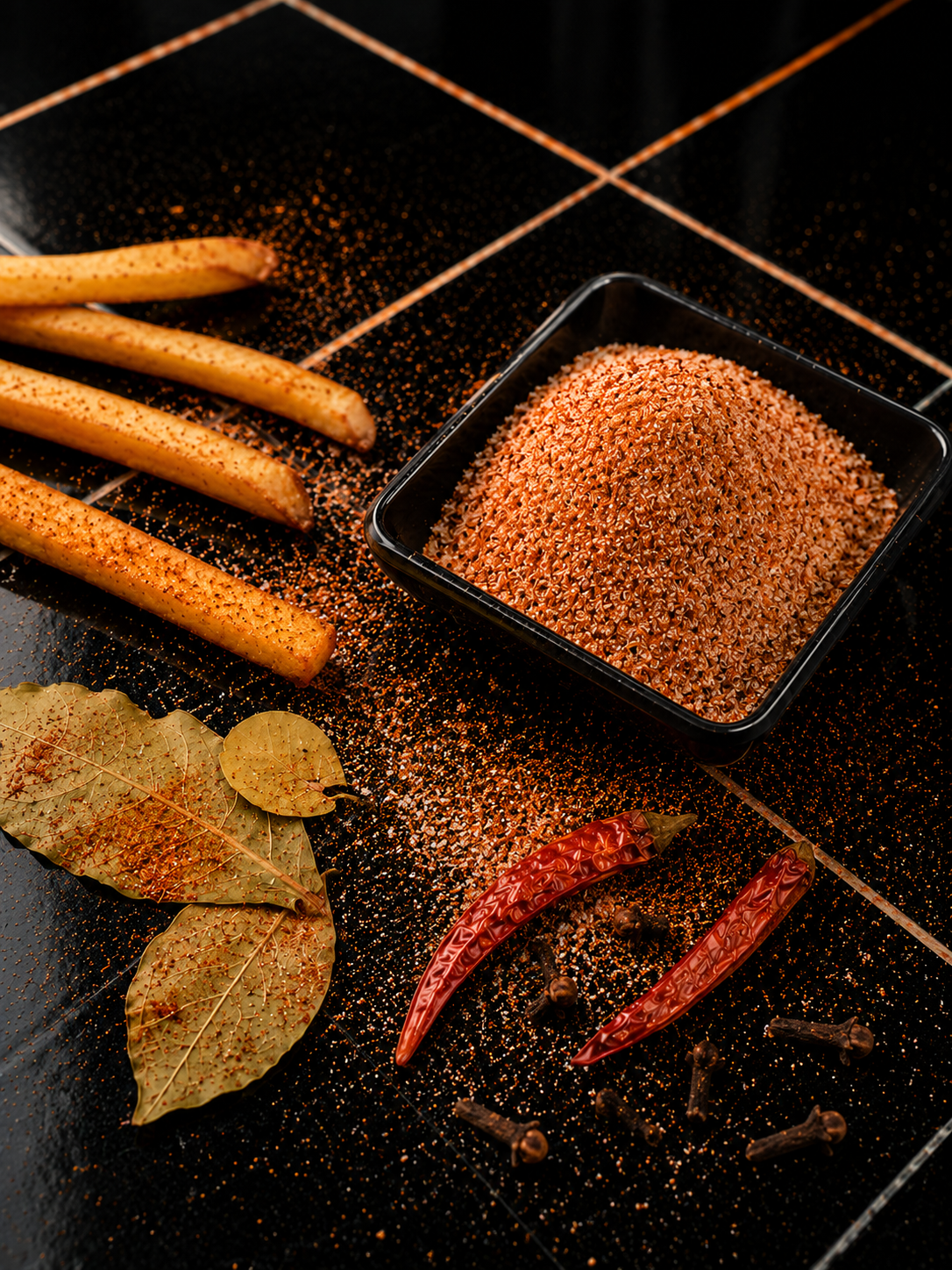 Sal Fuego Adictivo Papotas con sabor picante y toque ahumado para papas fritas gigantes