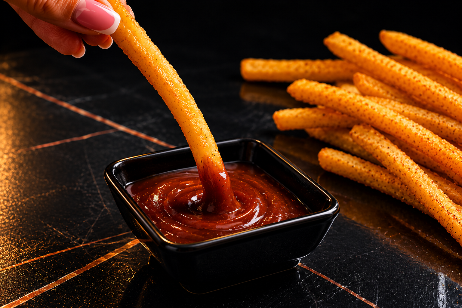 Salsa BBQ Fuego Dulce Papotas con sabor ahumado, miel y toque picante suave